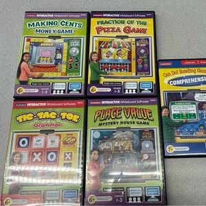 Lakeshore Interactive Whiteboard Software Educational Games Set